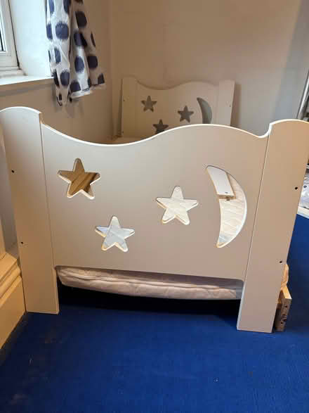 Photo of free White toddler bed excellent condition (Denton's Green WA10) #1