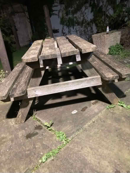 Photo of free Kids’ picnic table (Higher Walton Preston PR5) #1