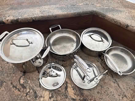 Photo of free Cusinart Stainless pots and pan (Dundas and Eighth line) #1