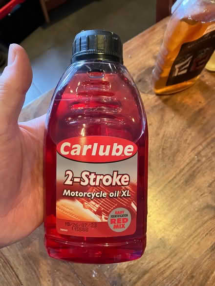Photo of free 2 botles of 2 stroke motor oil (Berkhamsted HP4) #1