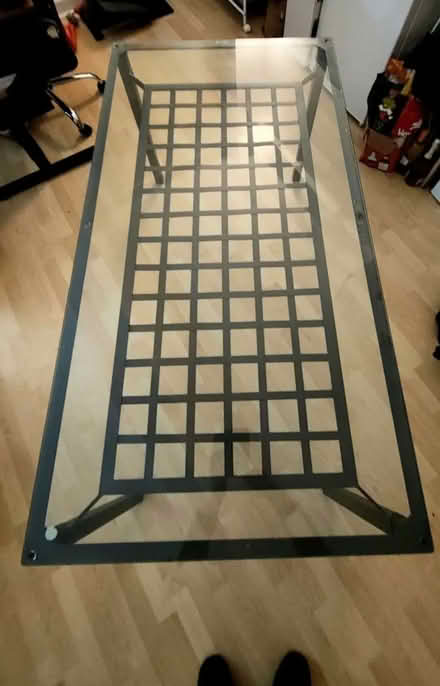 Photo of free IKEA Granas glass top dining table and 4 chairs (Leeds LS2) #4