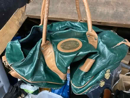 Photo of free Well worn jaguar leather satchel (N13 Palmers Green) #2