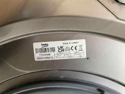 Photo of free Washing Machine, Beko, 4 Years Old? (CT2) #2