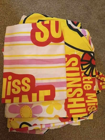 Photo of free Little Miss Sunshine duvet cover & pillow case (Walnut Tree MK7) #1