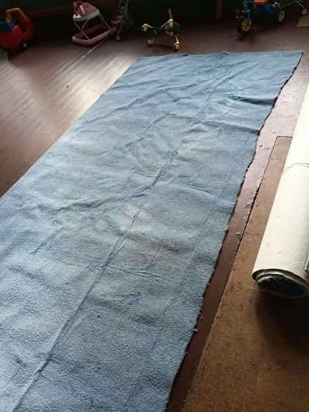 Photo of free Long piece of blue carpet (Norton Lees S8) #2