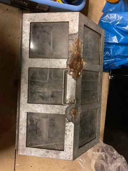 Photo of free Metal box- screws/gardening? (N13 Palmers Green) #2