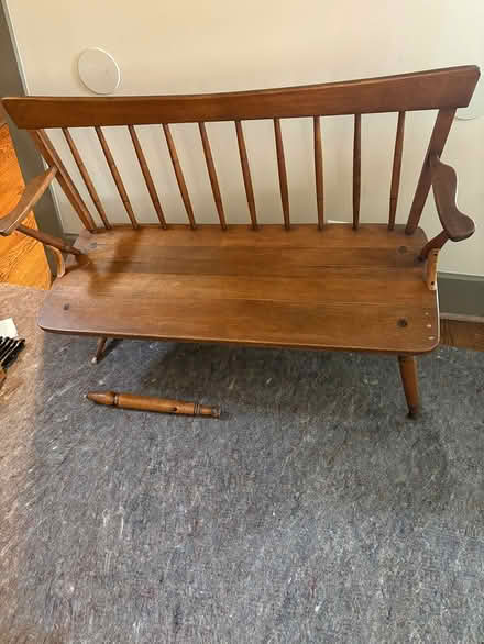 Photo of free Wooden bench (Hillsboro Village) #1