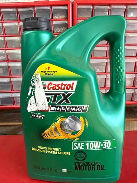 Photo of free New 10w-30 Castrol oil (94086, downtown Sunnyvale) #1