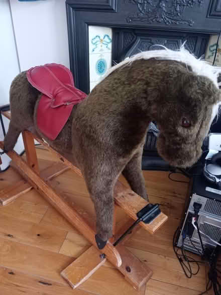 Photo of free rocking horse with a red saddle (Sydenham) #2