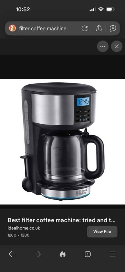 Photo of Filter coffee machine (BD18 Wrose) #1