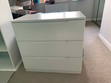 Photo of free White chest of drawers (SG6 4HP) #1