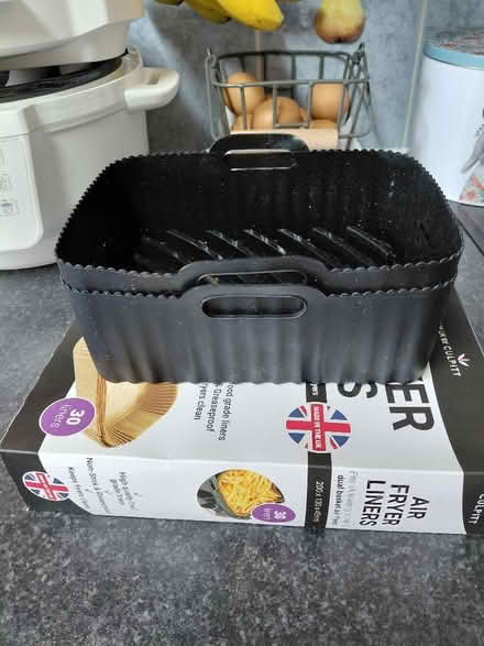 Photo of free Air fryer Liners and two air fryer baskets (Rowner PO13) #1