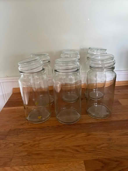 Photo of free 6 Glass jars with lids (Binley, Coventry) #1