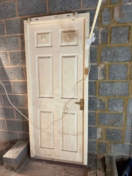 Photo of free Internal garage door and frame (Steyning) #1