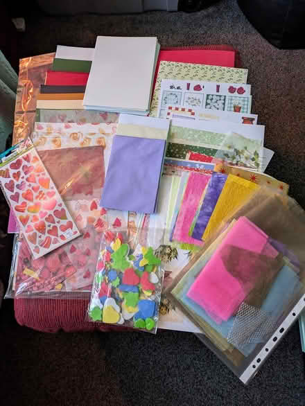 Photo of free Card making and crafting stuff (Woolavington) #1