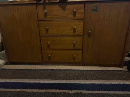Photo of free Pure mahogany type of wood storage (West Derby L11) #1