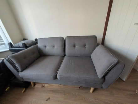 Photo of free Grey 2 seater sofa (Beechdale NG8) #1