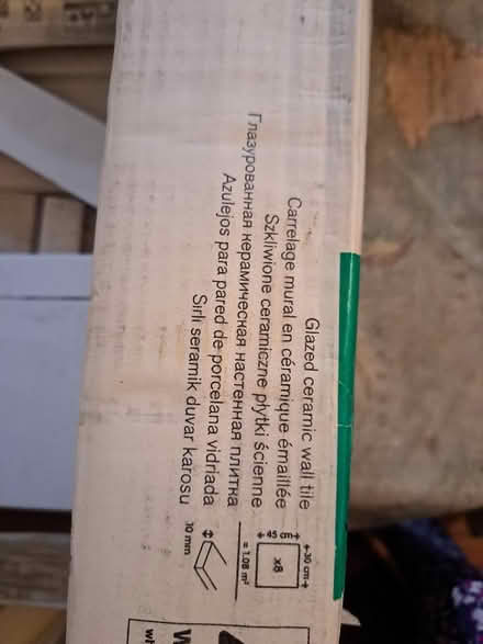 Photo of free Large white ceramic tiles (Seaside BN22) #3