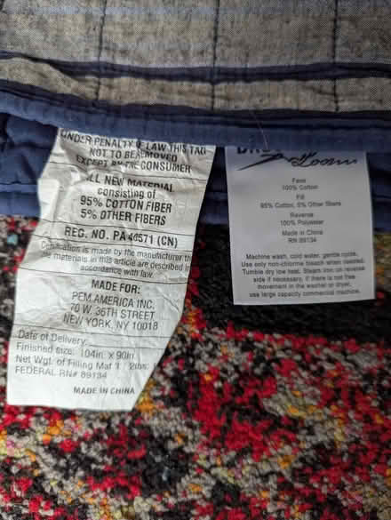 Photo of free Quilts and quilt hanger (Boise Eliot) #4