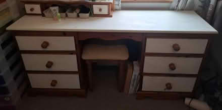 Photo of free Dressing table, mirror and stool (Brockworth) #1