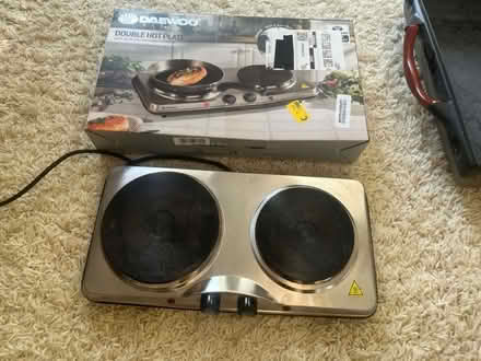 Photo of free Daewoo double hotplate (vgc) (Milton road, Cambridge) #1