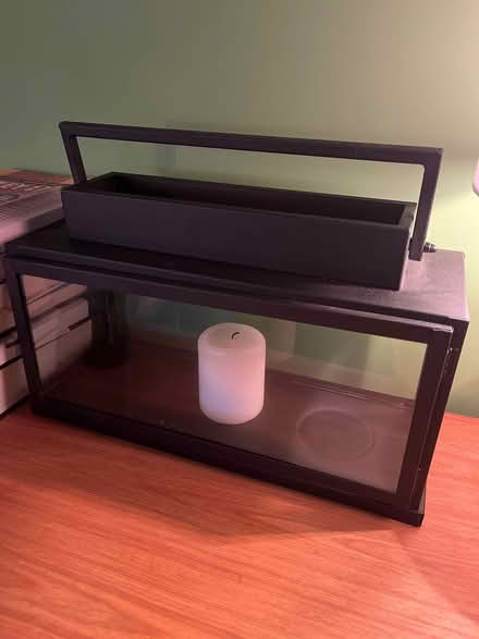 Photo of free Black metal candle holder (HG5) #1