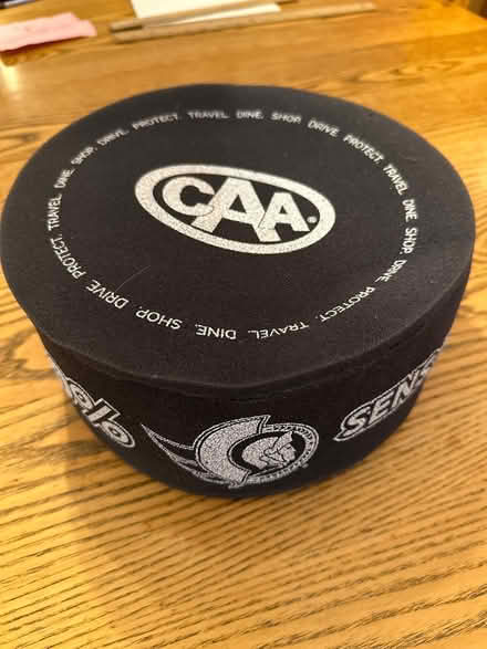 Photo of free Senators novelty foam puck hat (Beaverbrook) #1