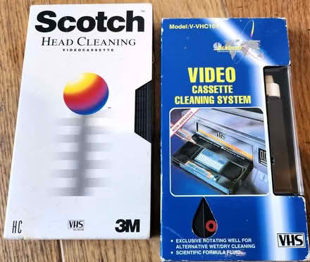 Photo of free 2 tape head/machine cleaners, VHS (Purbrook PO7) #1