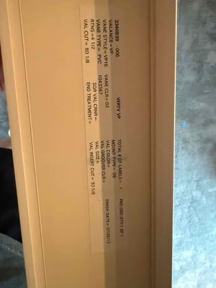 Photo of free Slider door blinds (Laurelhurst) #2