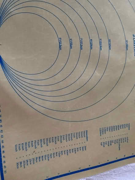 Photo of free Non slip silicone pastry mat (Letchworth garden city SG6) #2