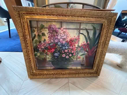 Photo of free Gilt frame with oil painting (W3 Acton) #1