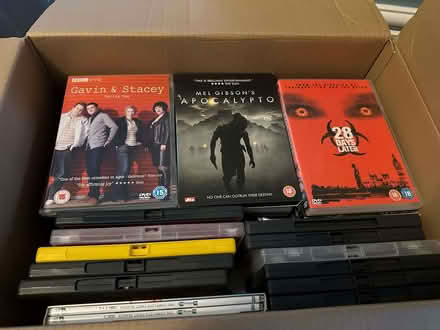 Photo of free Two boxes with DVDs (Movies & TV Series) (Cox Green SL6) #1