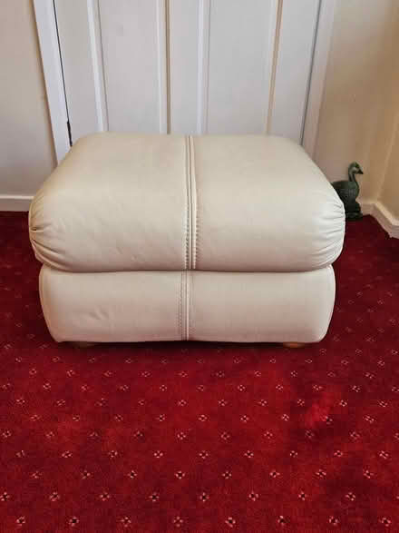 Photo of free Leather Storage Footstool (Ibstock LE67) #1
