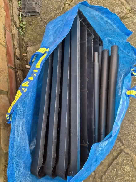 Photo of free Black plastic shelving unit (Ealing W13) #1
