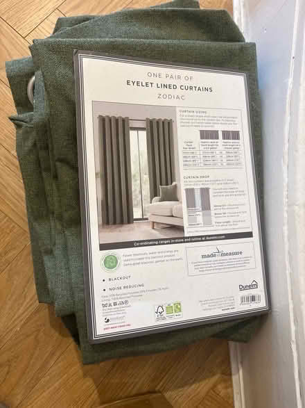 Photo of free Green curtains and pole (Queen's Park G41) #1