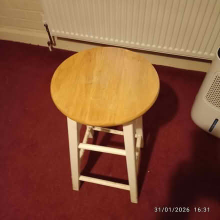 Photo of free Wooden stool (Brookhouse LA2) #1