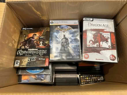 Photo of free PC Games - Two boxes with DVDs (Cox Green SL6) #1
