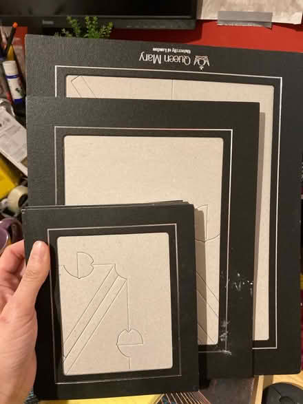 Photo of free Cardboard QMW graduation frames (N13 Palmers Green) #1