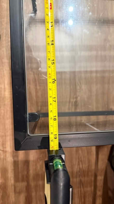 Photo of free Ikea square glass top table (Shipley BD18) #2