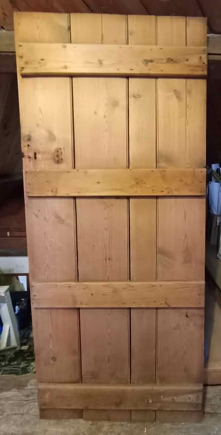 Photo of free Ledged wooden door (Llanbister) #2