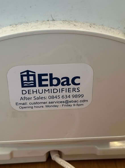 Photo of free Ebac Dehumidifier 12L (Cox Green SL6) #2