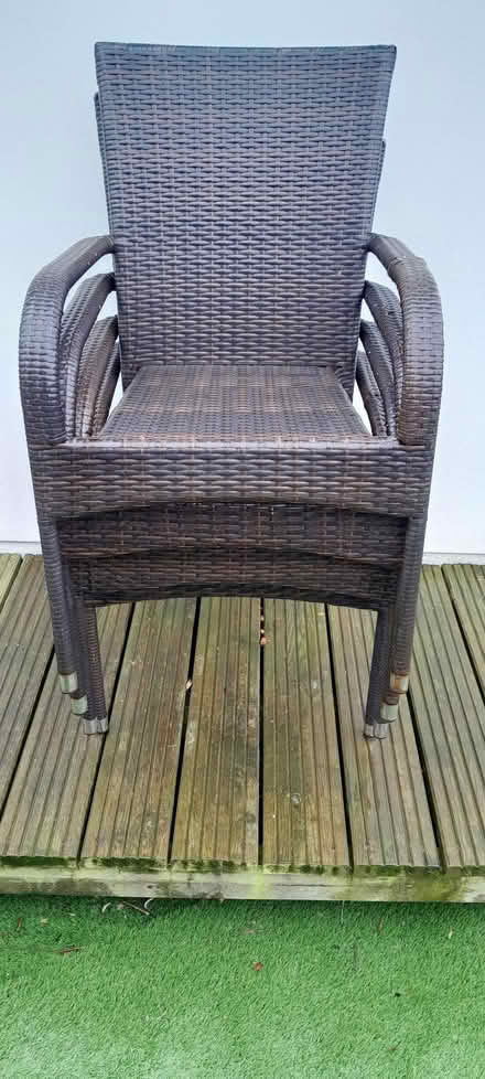 Photo of free Stacking patio chairs (Eastbourne BN22) #1