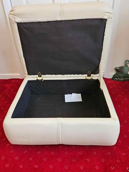 Photo of free Leather Storage Footstool (Ibstock LE67) #3