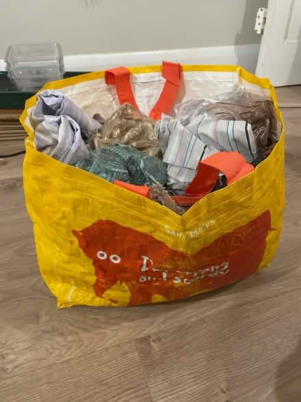 Photo of free bag of fabric scraps for sewing/diy (Chiswick W4) #1