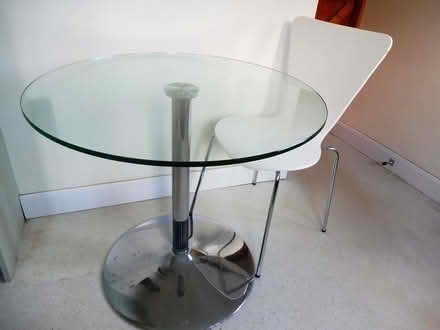 Photo of free Glass Dining Table & 3 Chairs (old harlow CM20) #1