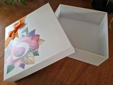 Photo of free Sturdy box - 28.5 x 27.5 x 9.5cm (Woking GU22 9) #1