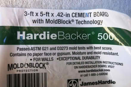 Photo of free hardie backer cement board (West San Jose) #4
