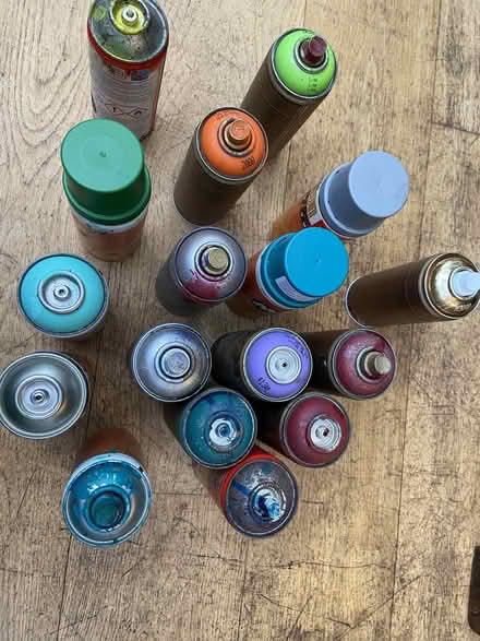 Photo of free 17 Spray Paint Aerosol Cans (Tufnell Park N19) #2