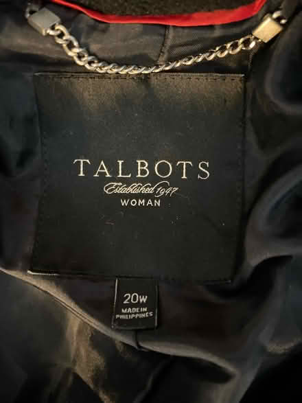 Photo of free 20W Talbots Black Coat (Lisle, IL) #2