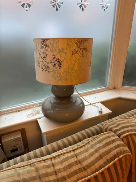 Photo of free Green ceramic lamp (Cotteridge B30) #1